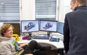 3D-animation av lager och automation