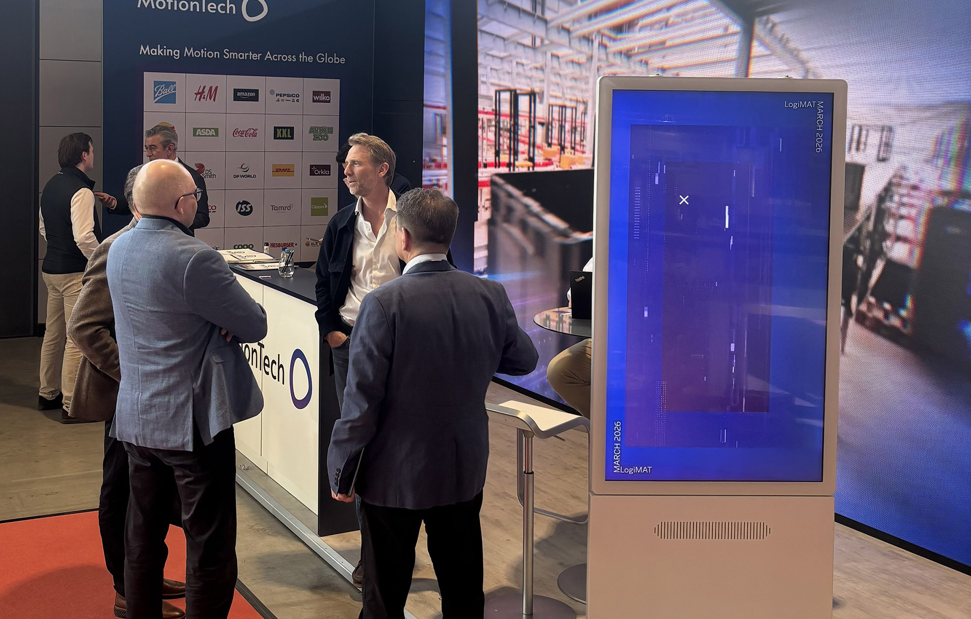 MotionTechs monter under årets LogiMAT i Stuttgart